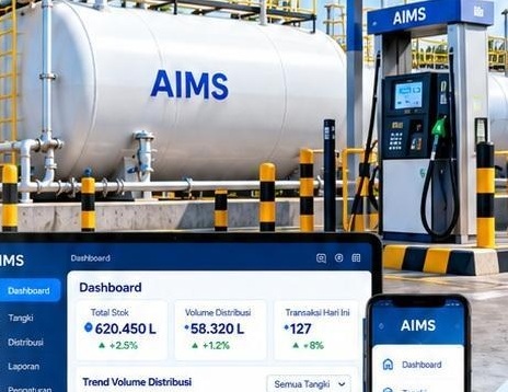 Visual Digital Fuel Management System dari Company Profile AIMS 2026 R1